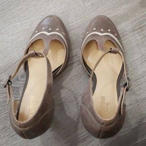 Grey heels
